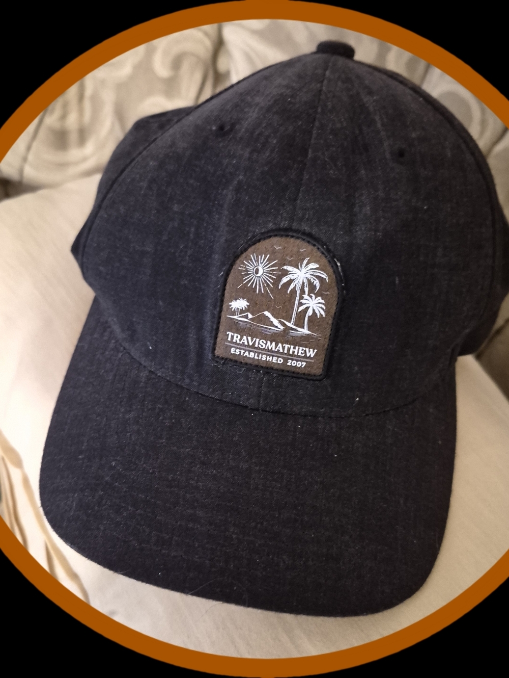 Travis Mathew Lenox Smokey Grey Snapback 'California Design Golf FlexFit Cap